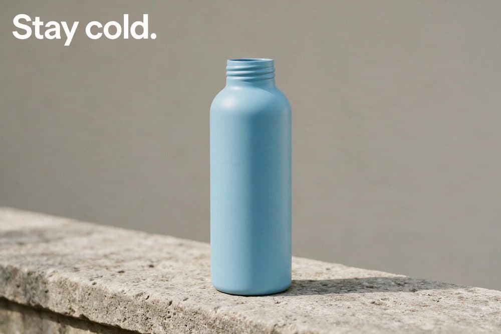 The original water bottle ad