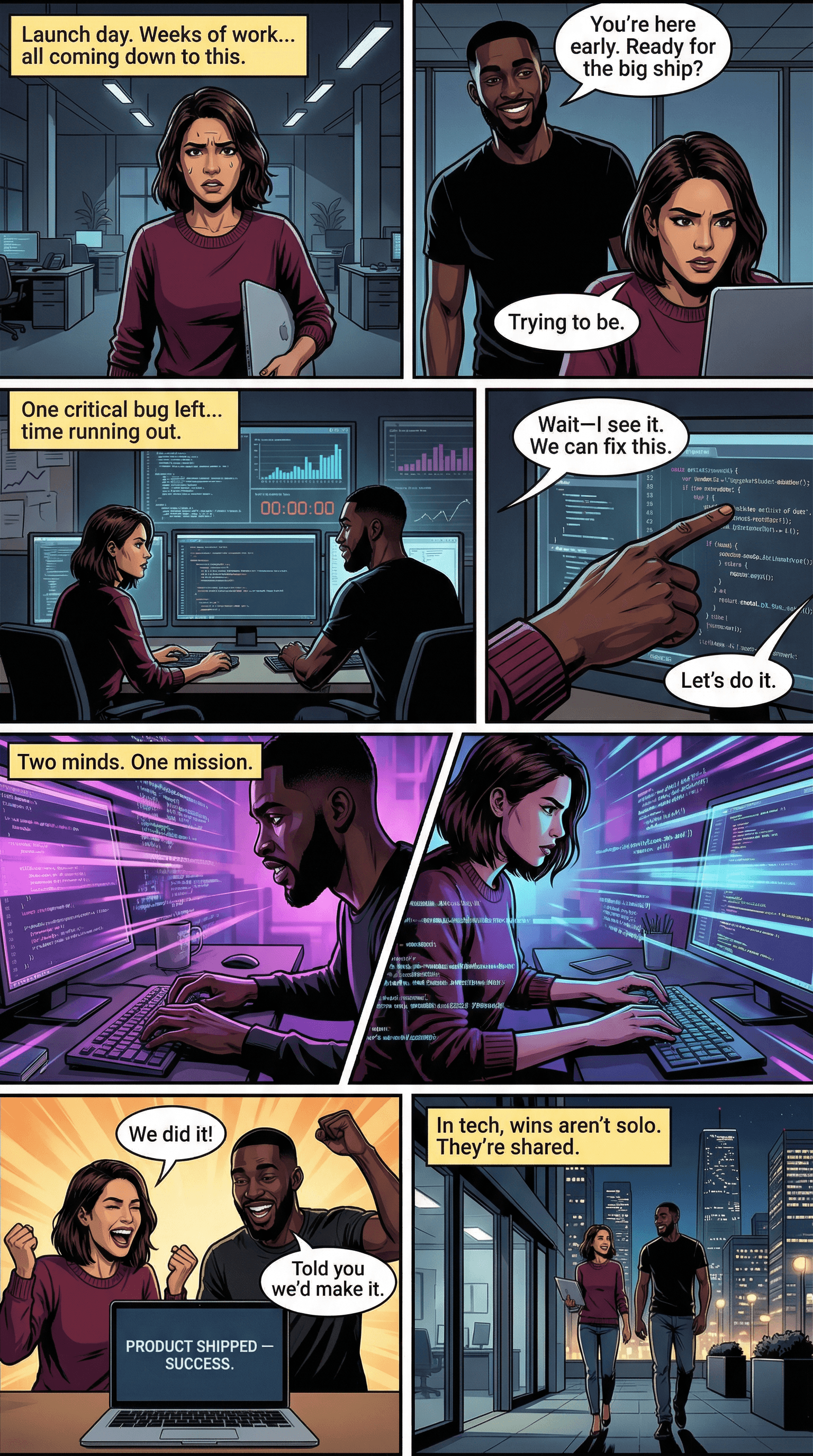 Default output example